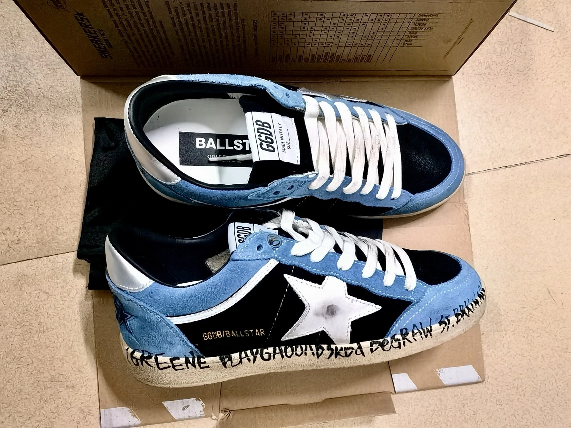 OOBB-- 6642 GMF00771.F007355.50923 Deluxe Brand Ballstar cowhide item:F-X362B0218B